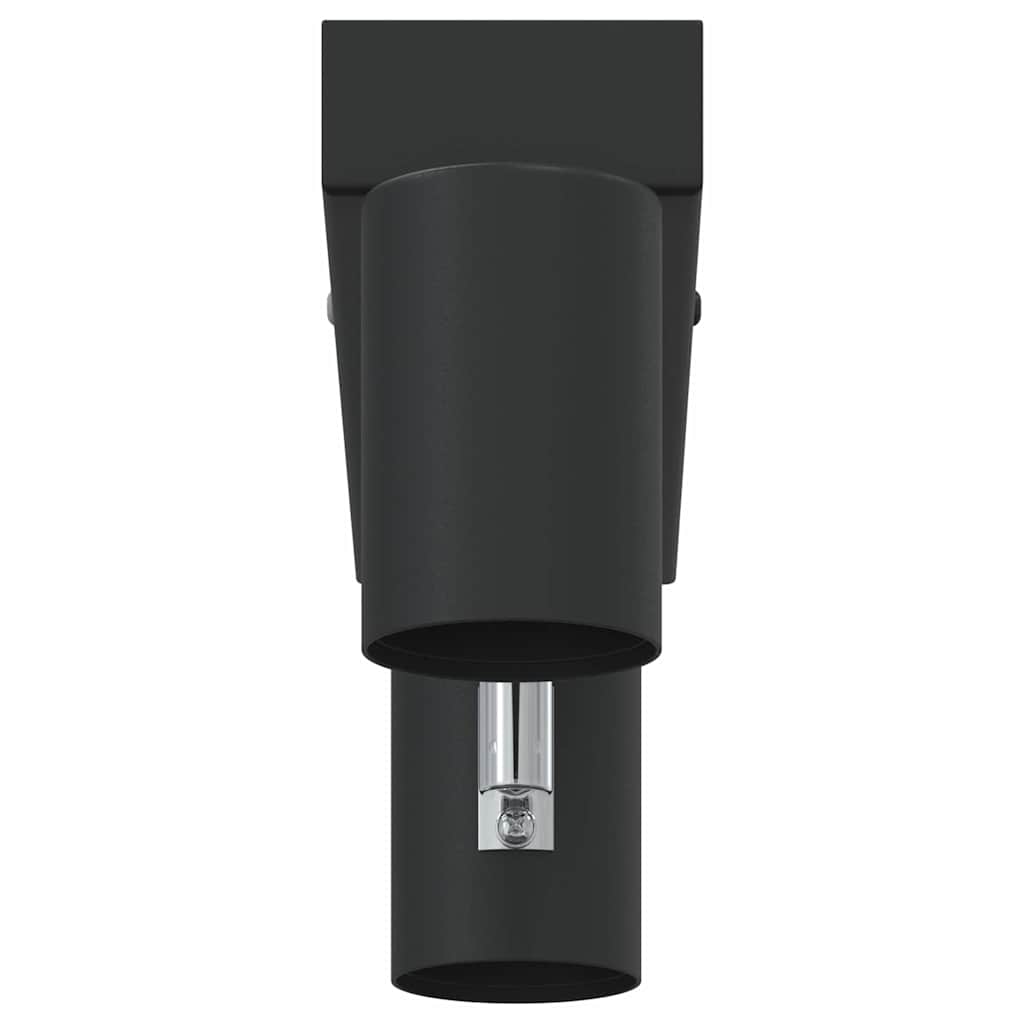 Deckenstrahler mit Strahlern Schwarz 26 x 6,5 x 11,5 cm Metall