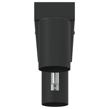 Deckenstrahler mit Strahlern Schwarz 26 x 6,5 x 11,5 cm Metall