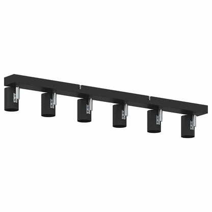 Deckenstrahler mit Strahlern Schwarz 73 x 6,5 x 11,5 cm Metall