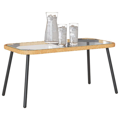 Couchtisch Braun und Schwarz 90 x 45 x 43 cm