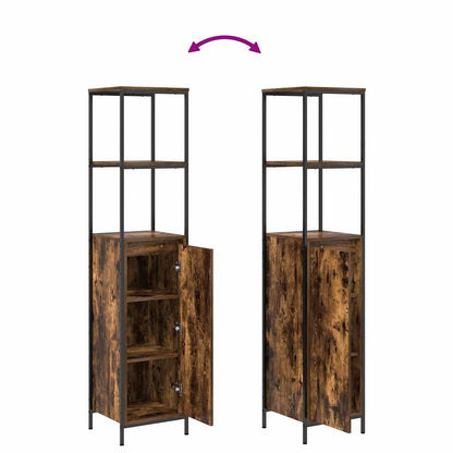 vidaXL Ensemble de meubles de salle de bain 5 pcs Marron 76,5 x 35 x 95 cm Bois d'ingénierie