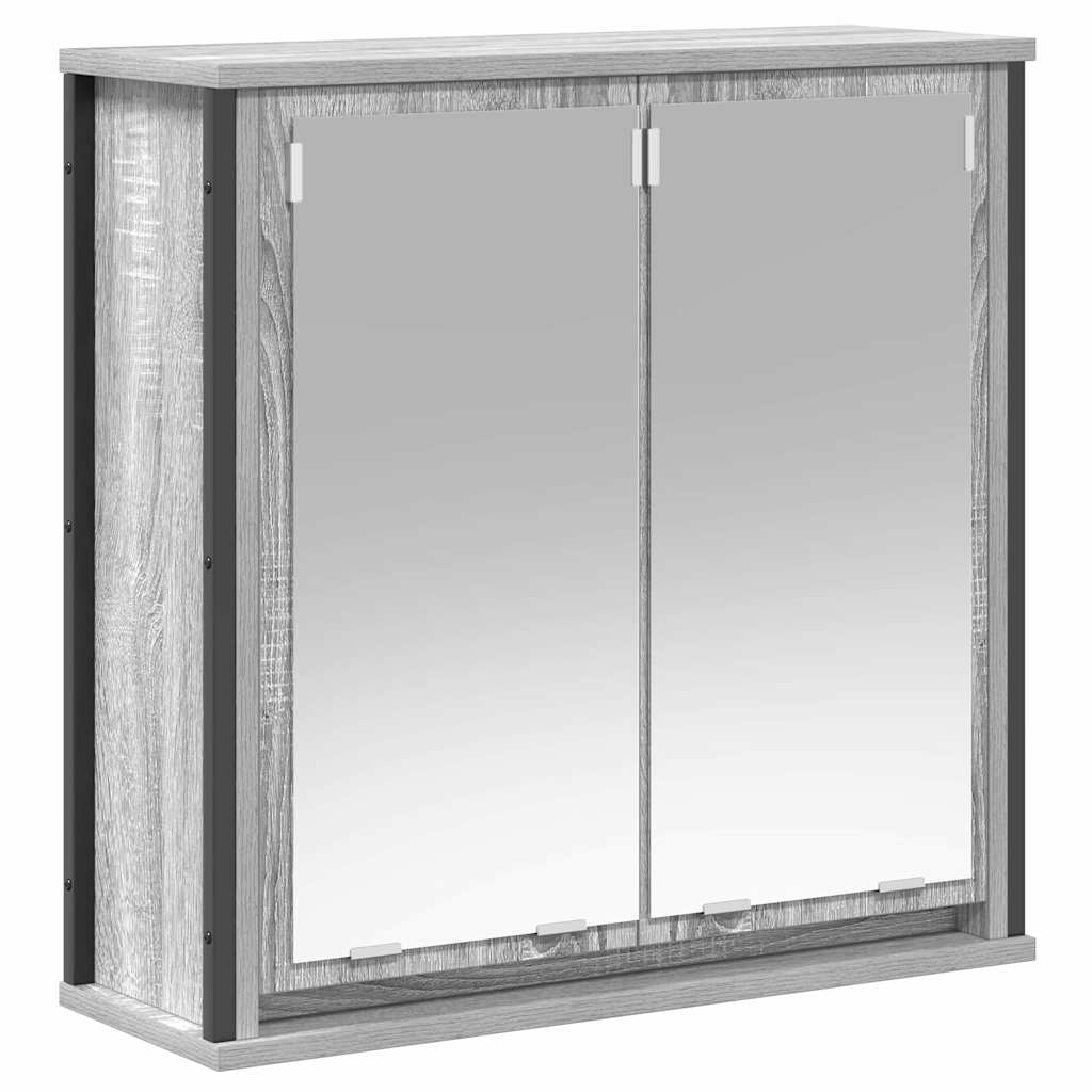 vidaXL Badezimmermöbel Set 5 pcs Grau 76,5 x 35 x 95 cm Holzwerkstoff