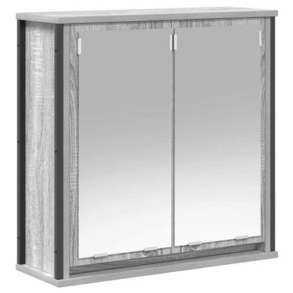 vidaXL Badezimmermöbel Set 5 pcs Grau 76,5 x 35 x 95 cm Holzwerkstoff
