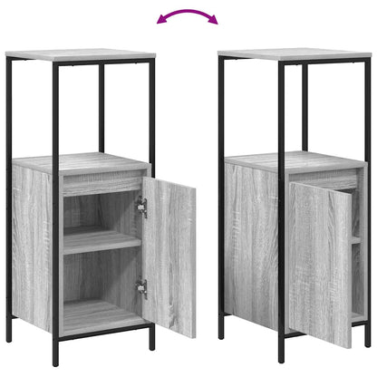 vidaXL Badezimmermöbel Set 5 pcs Grau 76,5 x 35 x 95 cm Holzwerkstoff