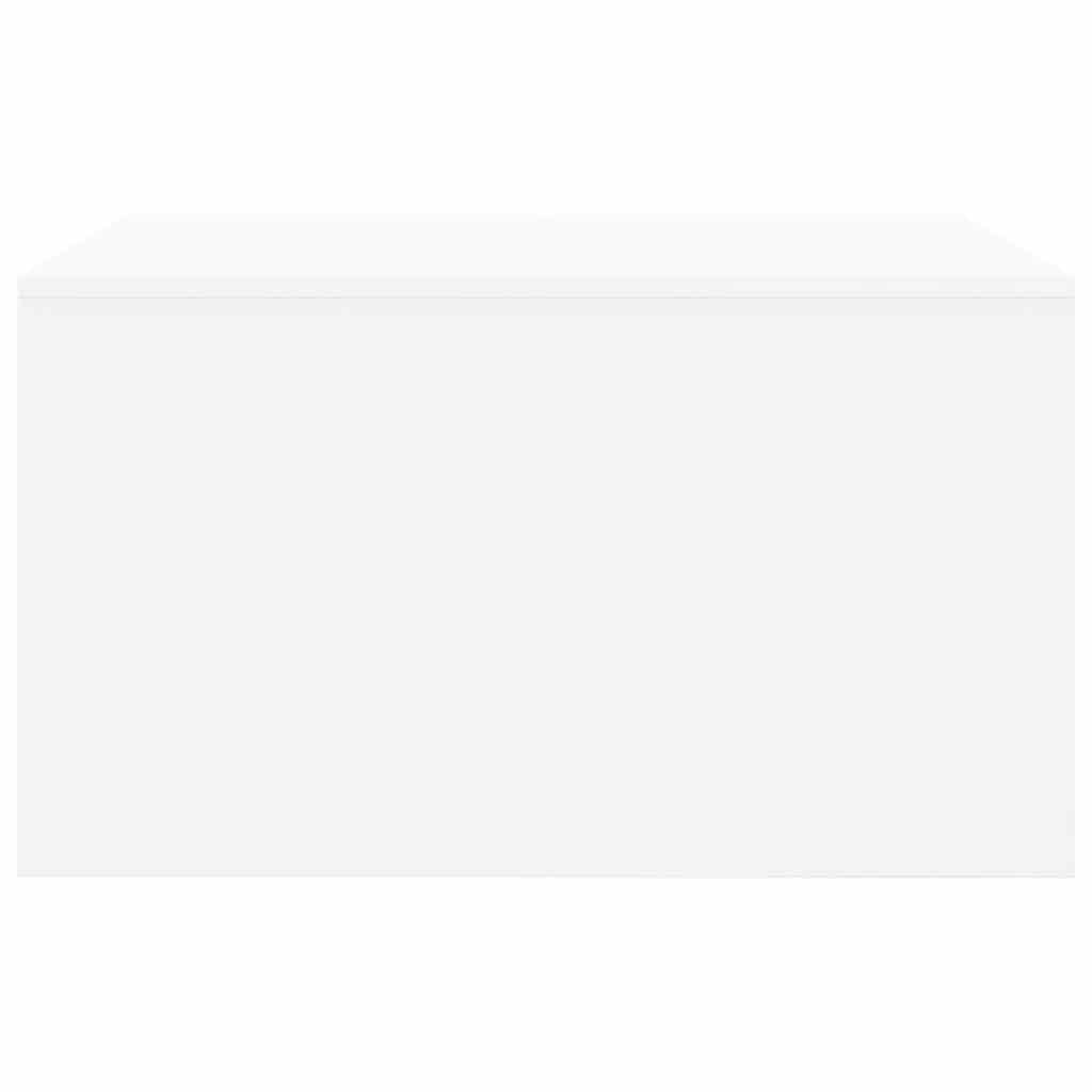 Couchtisch mit Schubladen Weiß 70,5x70x40 cm