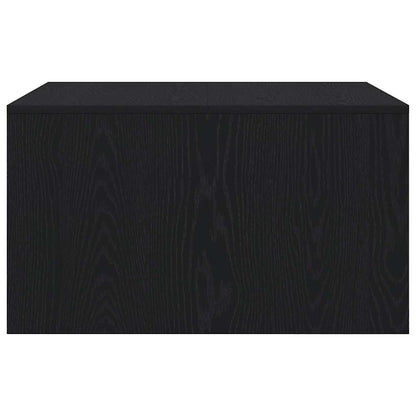 Couchtisch mit Schubladen Schwarz Eichen-Optik 70,5x70x40 cm