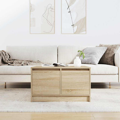 vidaXL Table basse avec tiroirs chêne sonoma 70,5x70x40 cm