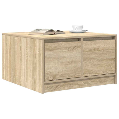 vidaXL Table basse avec tiroirs chêne sonoma 70,5x70x40 cm