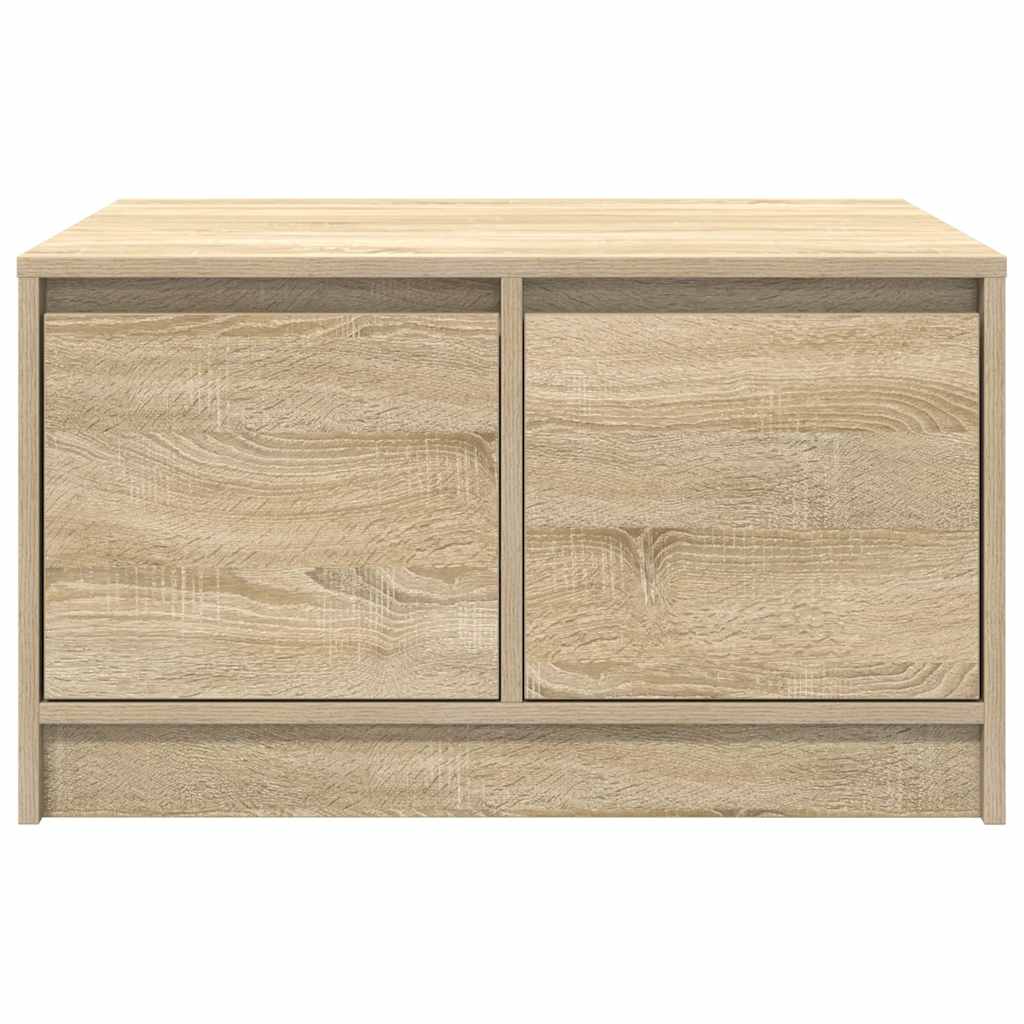 vidaXL Table basse avec tiroirs chêne sonoma 70,5x70x40 cm