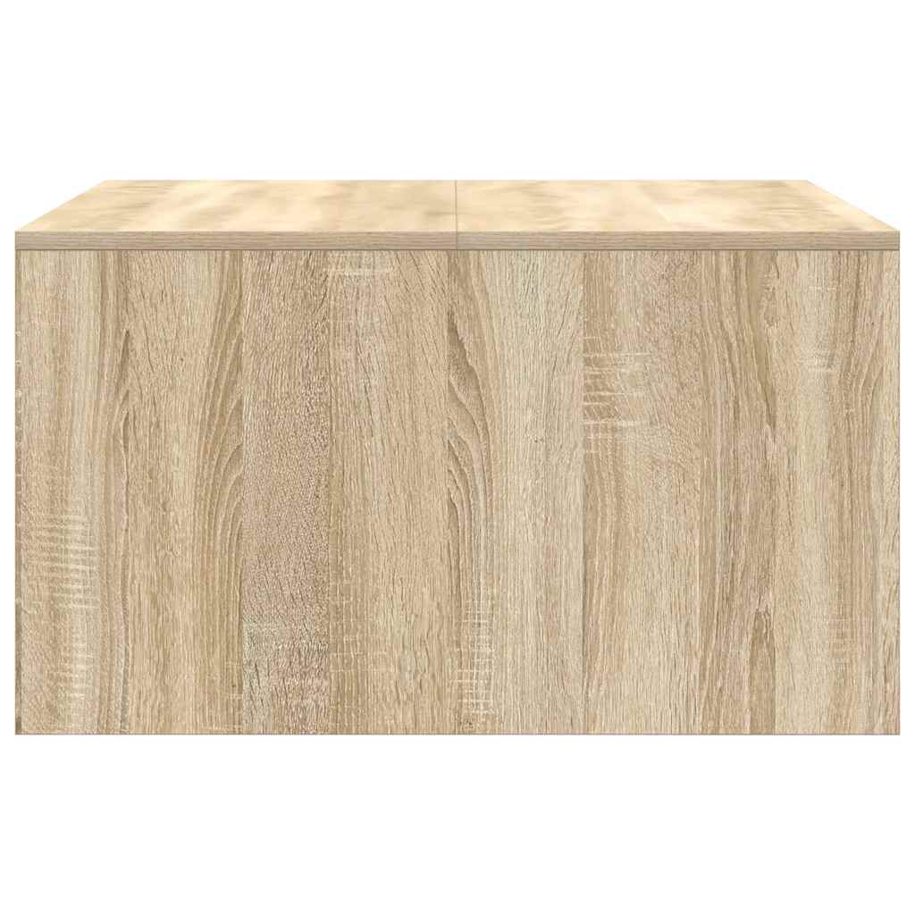 vidaXL Table basse avec tiroirs chêne sonoma 70,5x70x40 cm