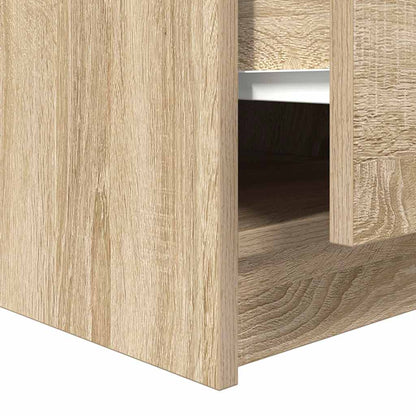 vidaXL Table basse avec tiroirs chêne sonoma 70,5x70x40 cm