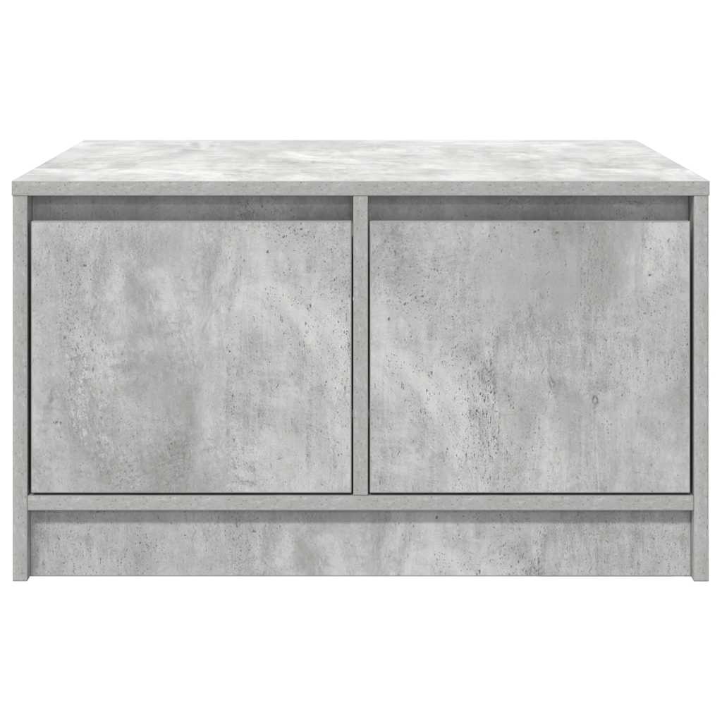 vidaXL Couchtisch mit Schubladen Betongrau 70,5x70x40 cm
