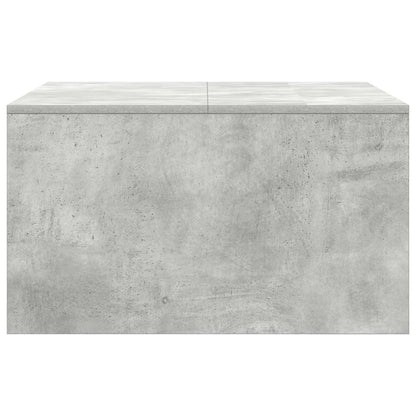 vidaXL Couchtisch mit Schubladen Betongrau 70,5x70x40 cm
