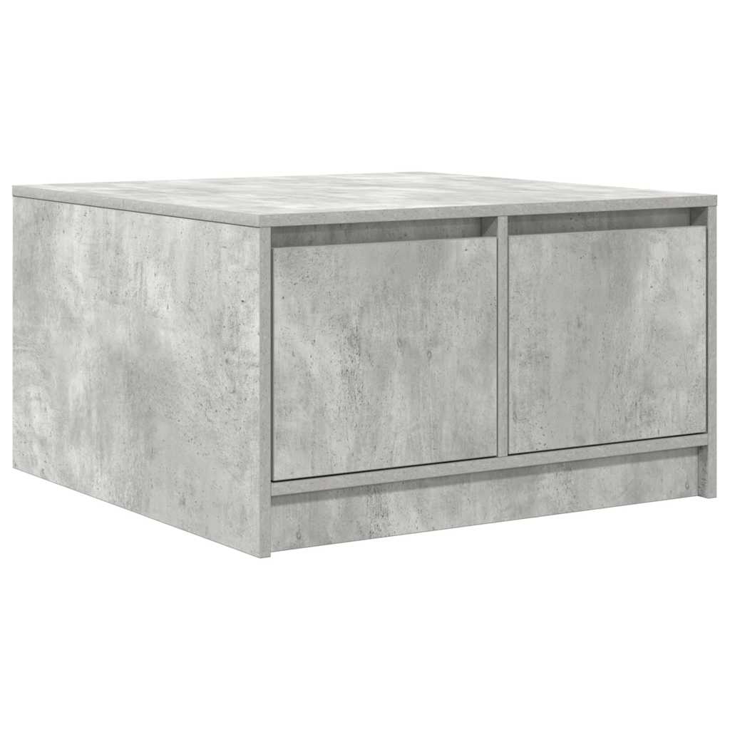 vidaXL Couchtisch mit Schubladen Betongrau 70,5x70x40 cm