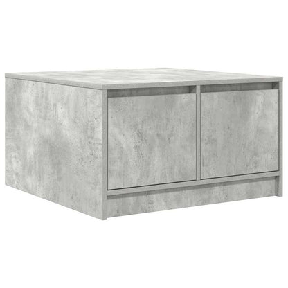 vidaXL Couchtisch mit Schubladen Betongrau 70,5x70x40 cm