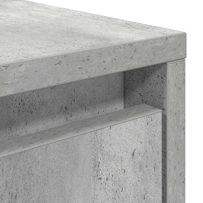 vidaXL Couchtisch mit Schubladen Betongrau 70,5x70x40 cm