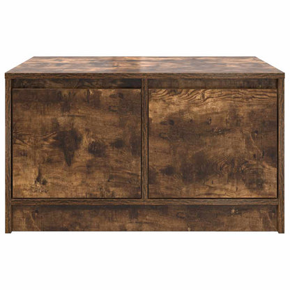 vidaXL Couchtisch mit Schubladen Räuchereiche 70,5x70x40 cm