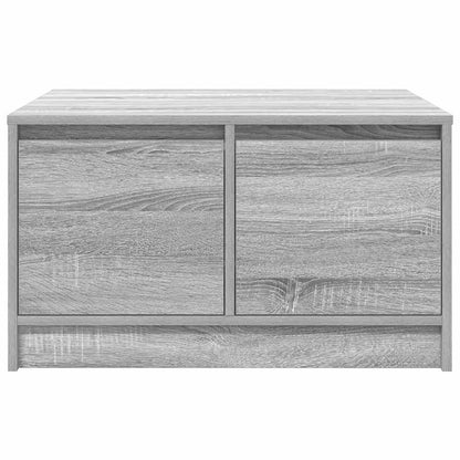 vidaXL Couchtisch mit Schubladen Grau Sonoma 70,5x70x40 cm