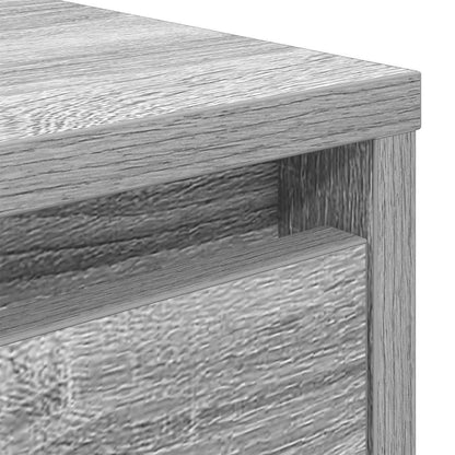 vidaXL Couchtisch mit Schubladen Grau Sonoma 70,5x70x40 cm
