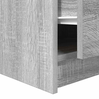 vidaXL Couchtisch mit Schubladen Grau Sonoma 70,5x70x40 cm