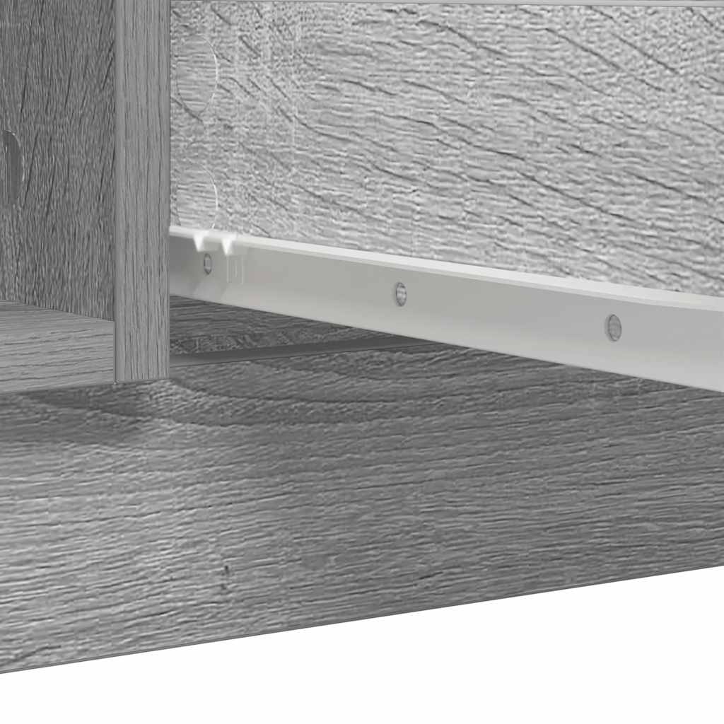 Sideboard mit Schubladen Grau Sonoma 100,5x35x76 cm