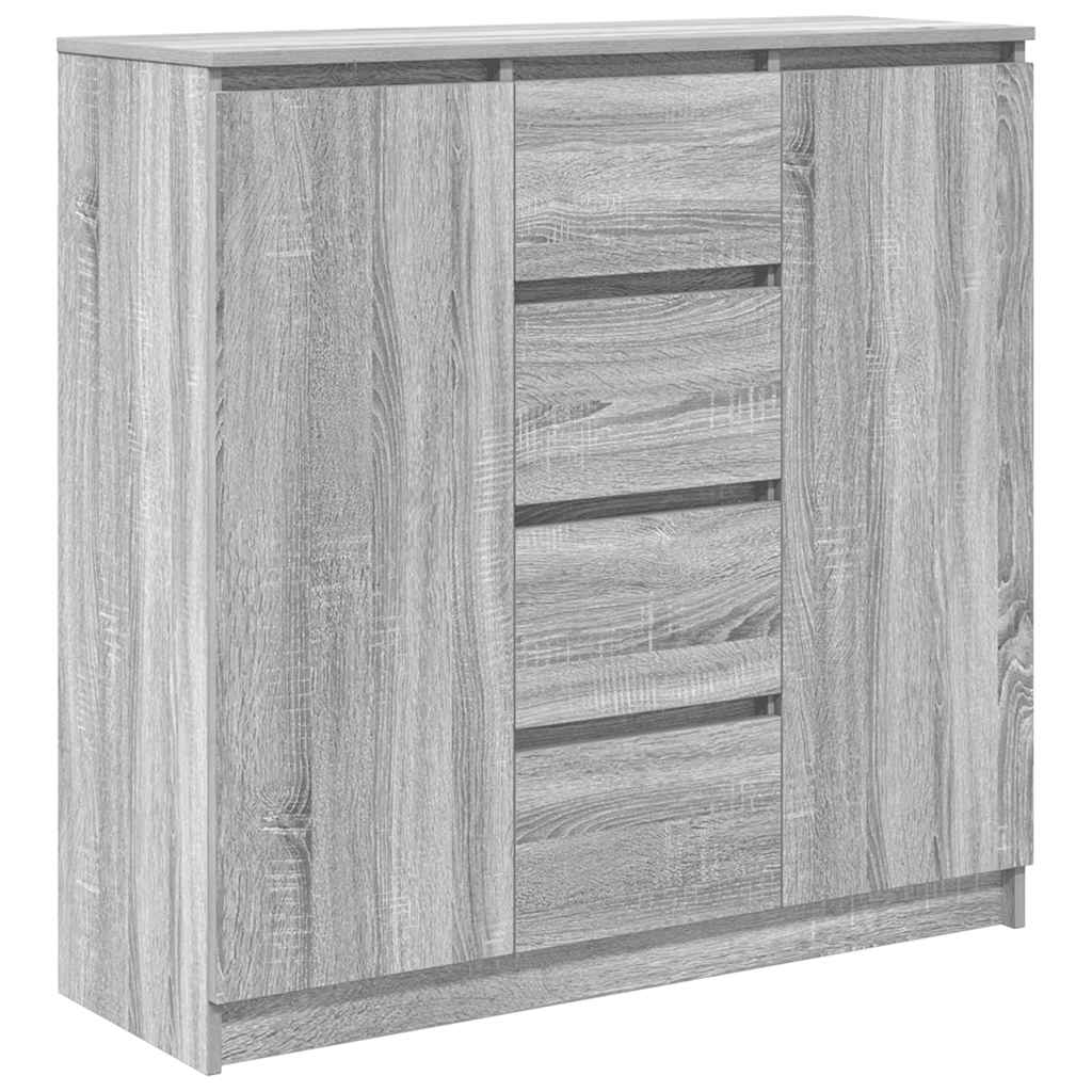 Sideboard mit Schubladen Grau Sonoma 100,5x35x98,5 cm