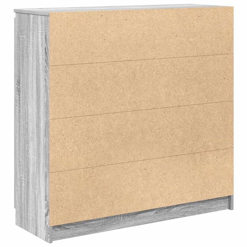 Sideboard mit Schubladen Grau Sonoma 100,5x35x98,5 cm