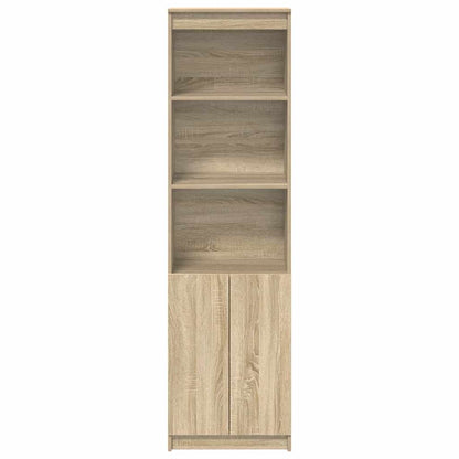Highboard Sonoma-Eiche 50x35x180 cm Holzwerkstoff