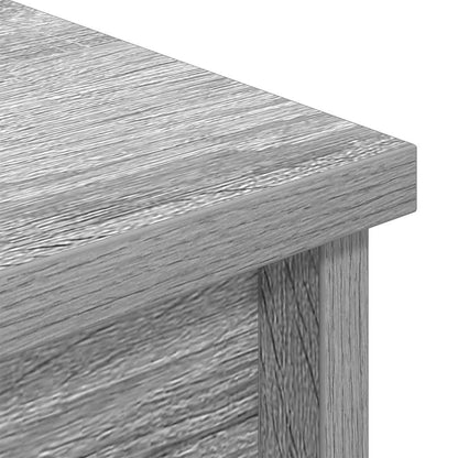 Highboard Grau Sonoma 70x35x180 cm Holzwerkstoff