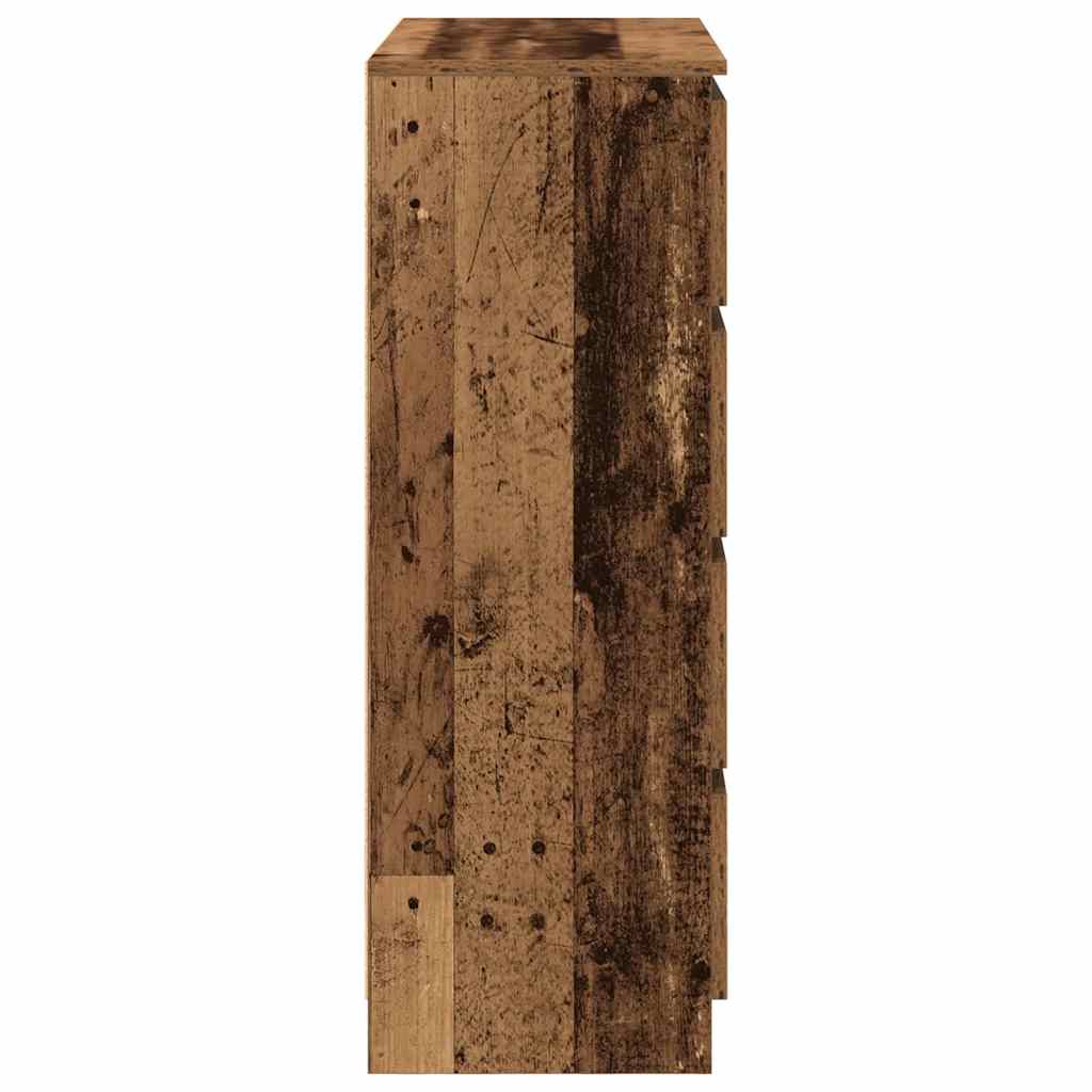 Sideboard Altholz-Optik 80x35x99 cm Holzwerkstoff