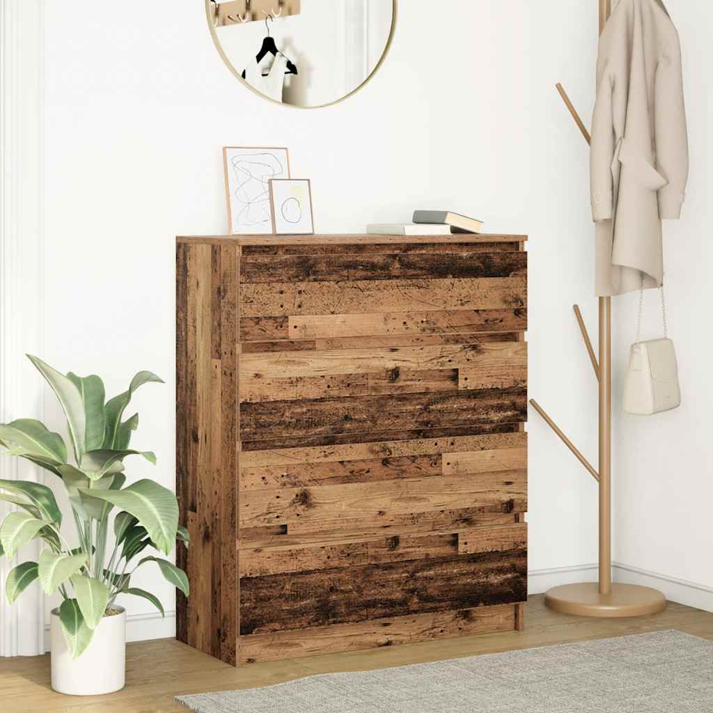 Sideboard Altholz-Optik 80x35x99 cm Holzwerkstoff