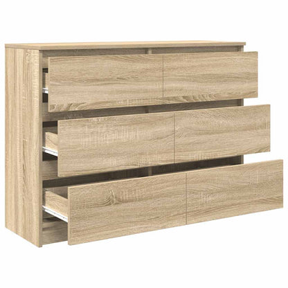 Sideboard Sonoma-Eiche 100x35x76 cm Holzwerkstoff