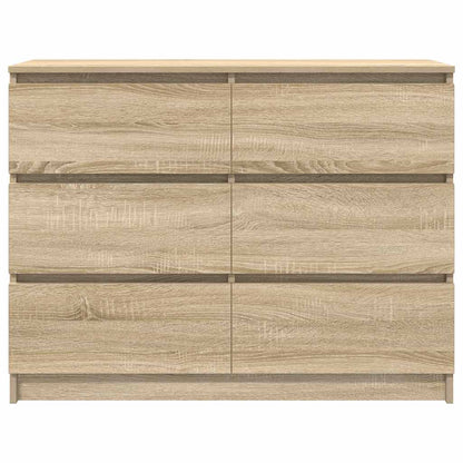 Sideboard Sonoma-Eiche 100x35x76 cm Holzwerkstoff