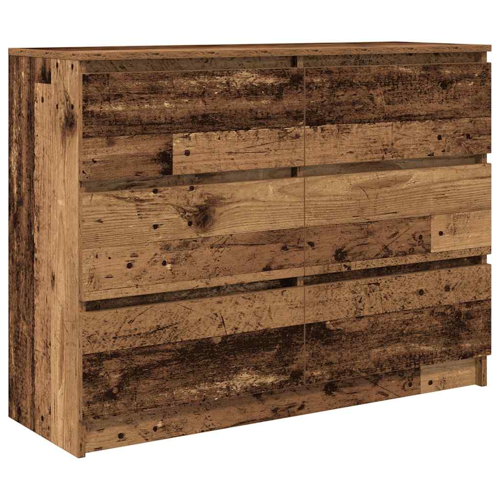 Sideboard Altholz-Optik 100x35x76 cm Holzwerkstoff