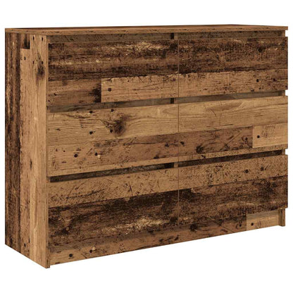 Sideboard Altholz-Optik 100x35x76 cm Holzwerkstoff