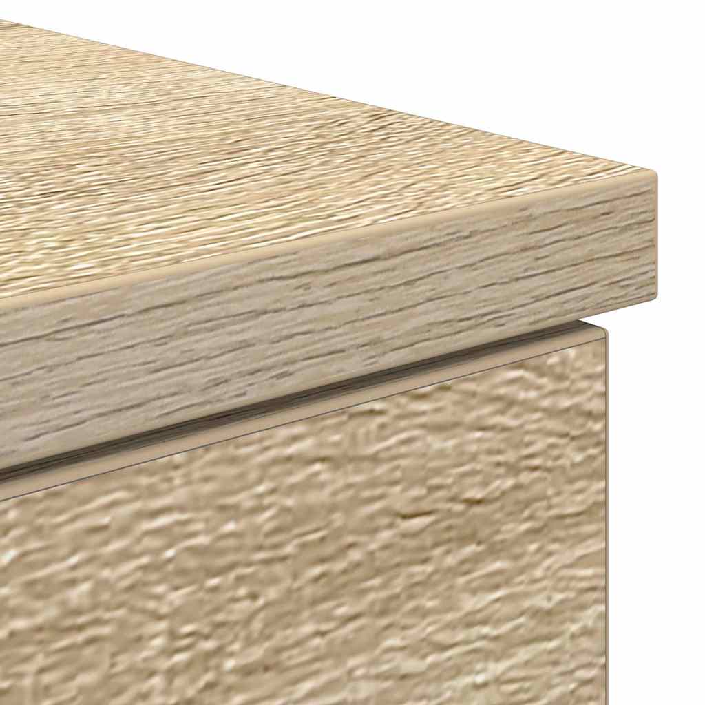 vidaXL Schreibtisch Sonoma-Eiche 140 x 49 x 76 cm Holzwerkstoff