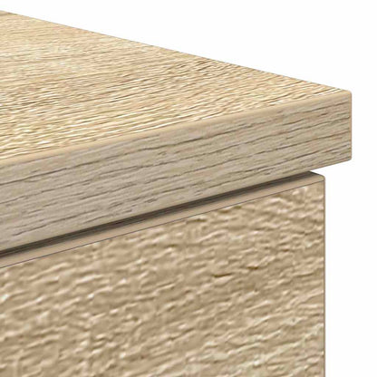 vidaXL Schreibtisch Sonoma-Eiche 140 x 49 x 76 cm Holzwerkstoff