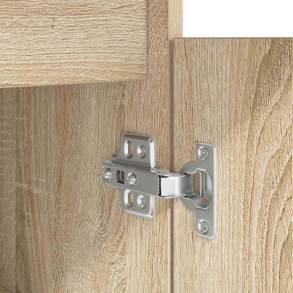 vidaXL Schreibtisch Sonoma-Eiche 140 x 49 x 76 cm Holzwerkstoff