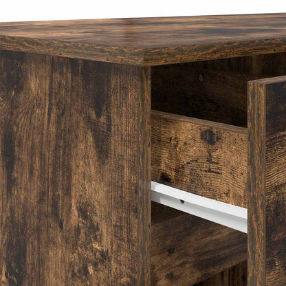 vidaXL Schreibtisch Räuchereiche 140 x 49 x 76 cm Holzwerkstoff