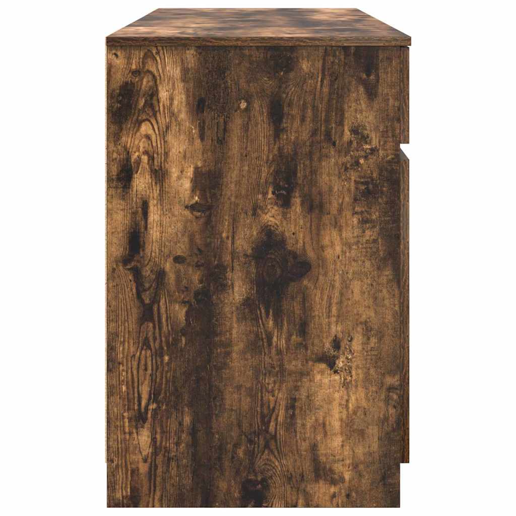 vidaXL Schreibtisch Räuchereiche 140 x 49 x 76 cm Holzwerkstoff