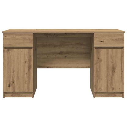 vidaXL Schreibtisch Artisan-Eiche 140 x 49 x 76 cm Holzwerkstoff