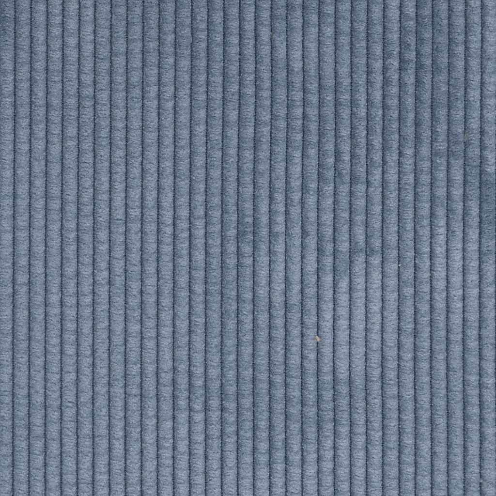 vidaXL Canapé 2 places avec méridienne en L Bleu 125 cm Tissu