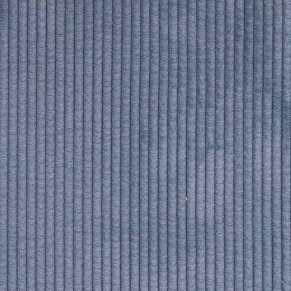 vidaXL Canapé 2 places avec méridienne en L Bleu 125 cm Tissu