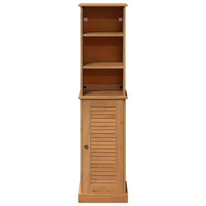 vidaXL Badezimmermöbel-Set mit Regal VIGO 2 pcs Braun und Honigbraun