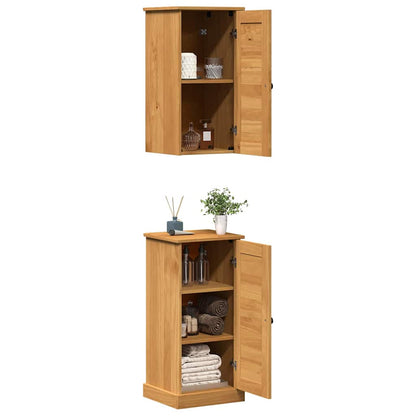 vidaXL Badezimmermöbel-Set mit Regal VIGO 2 pcs Braun und Honigbraun