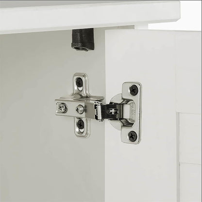 vidaXL Badezimmermöbel-Set mit Regal VIGO 2 pcs Weiß und Antikweiß