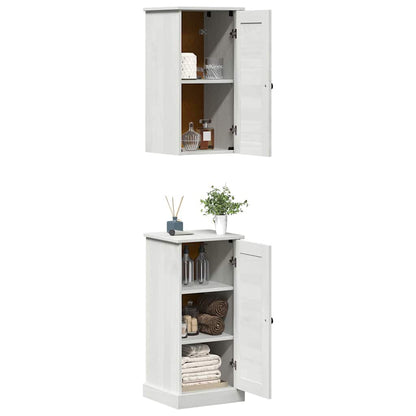 vidaXL Badezimmermöbel-Set mit Regal VIGO 2 pcs Weiß und Antikweiß