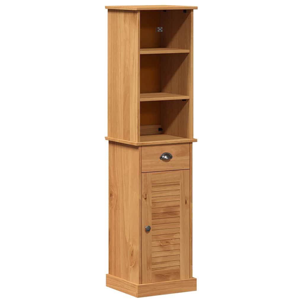 vidaXL Badezimmermöbel-Set mit Regal VIGO 2 pcs Braun und Honigbraun