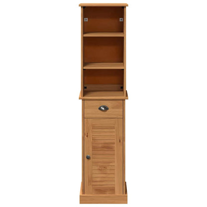 vidaXL Badezimmermöbel-Set mit Regal VIGO 2 pcs Braun und Honigbraun