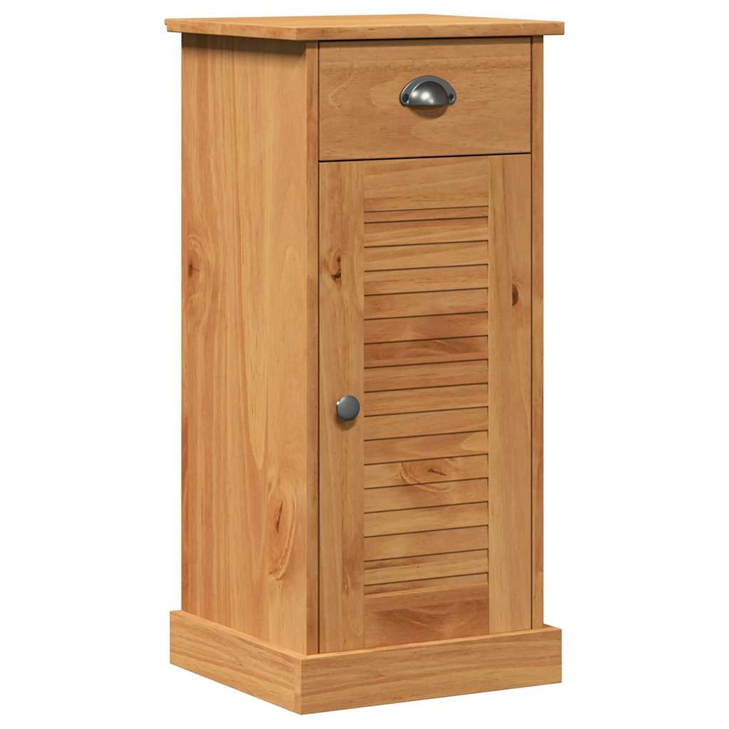 vidaXL Badezimmermöbel Set mit Regal VIGO 2 pcs Braun und Honigbraun